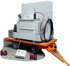 Trailer rotating machines tester